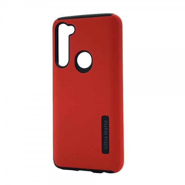 Wholesale Ultra Matte Armor Hybrid Case for Motorola Moto G Fast (Red)